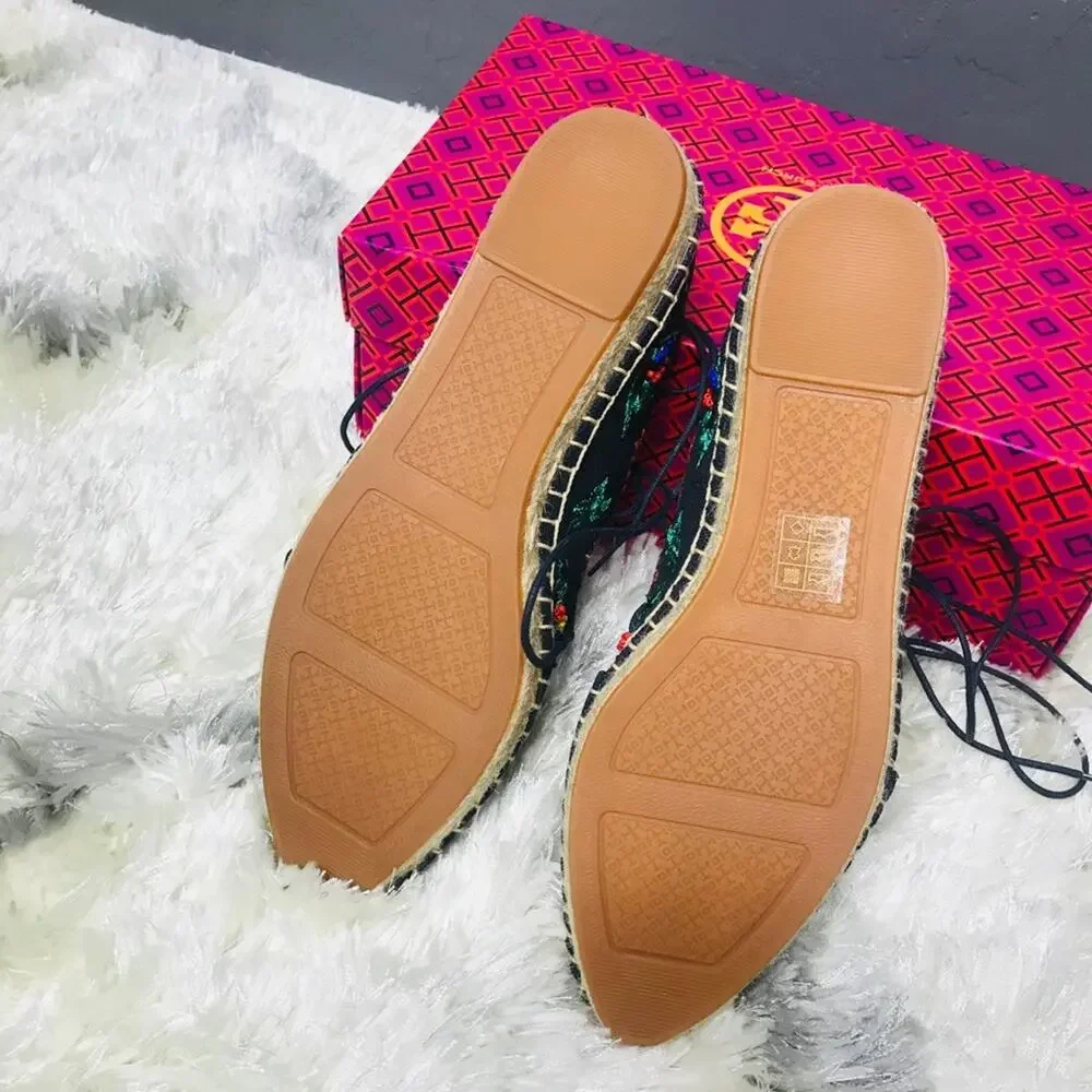 Tory Burch Sonoma Gillie Espadrille-Canvas